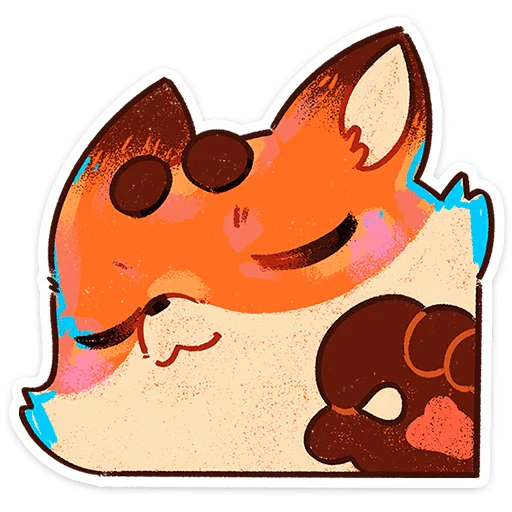 😌 Стикер «Пуфик» для Telegram