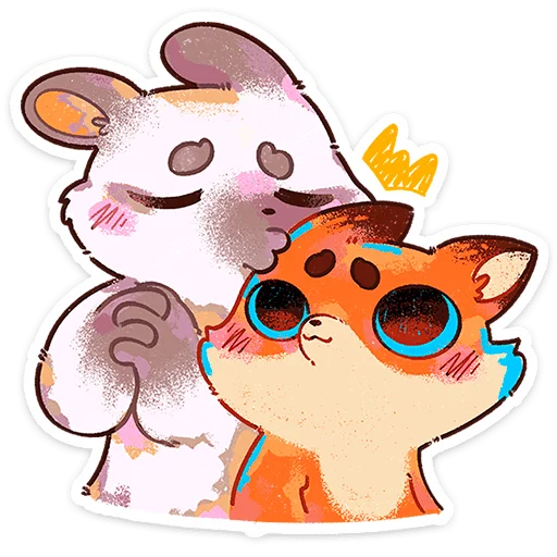 😚 Стикер «Пуфик» для Telegram