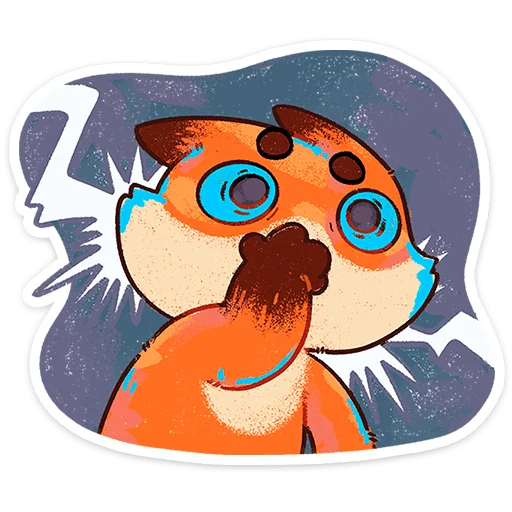 🤨 Стикер «Пуфик» для Telegram