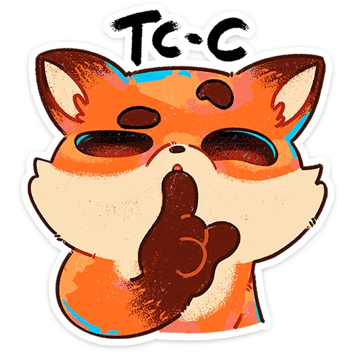 🤫 Стикер «Пуфик» для Telegram