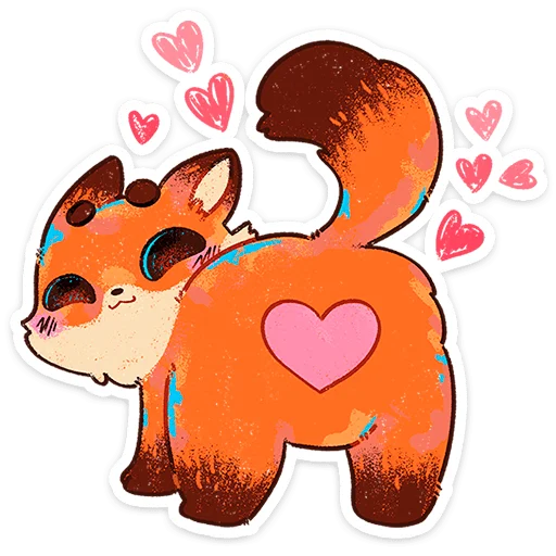 🥰 Стикер «Пуфик» для Telegram
