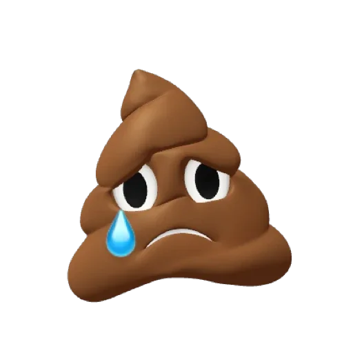 😢 Стикер «POO MEMOJI» для Telegram
