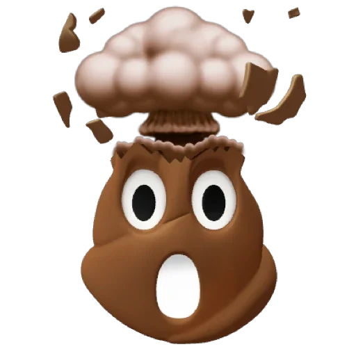 🤯 Стикер «POO MEMOJI» для Telegram