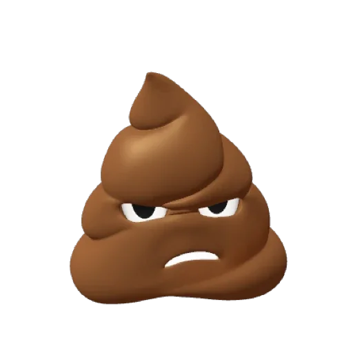 😡 Стикер «POO MEMOJI» для Telegram