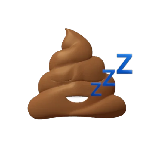 😴 Стикер «POO MEMOJI» для Telegram