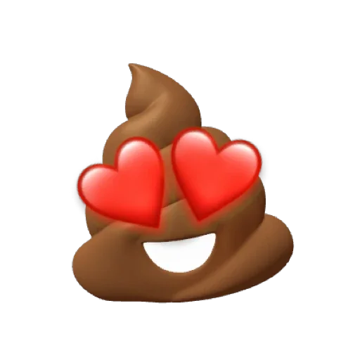 ❤️ Стикер «POO MEMOJI» для Telegram