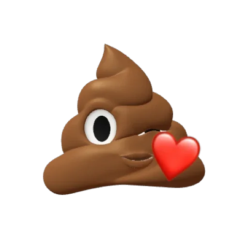 😘 Стикер «POO MEMOJI» для Telegram
