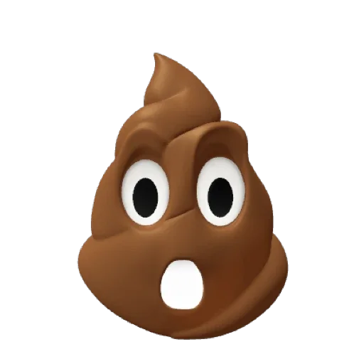 😳 Стикер «POO MEMOJI» для Telegram