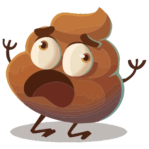 🤩 Эмодзи «Какашечка» для Telegram