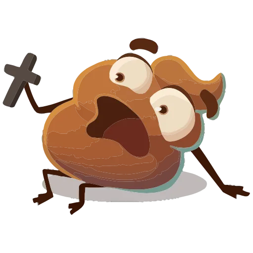 🤩 Эмодзи «Какашечка» для Telegram