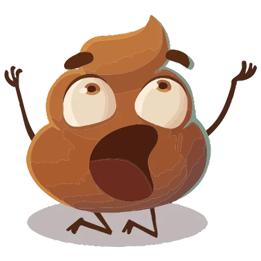 🤩 Эмодзи «Какашечка» для Telegram
