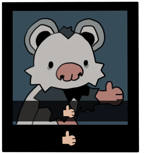 🙂 Стикер «love_is_stored_in_the_possum» для Telegram
