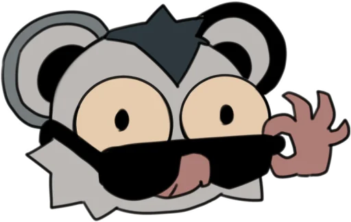 😳 Стикер «love_is_stored_in_the_possum» для Telegram