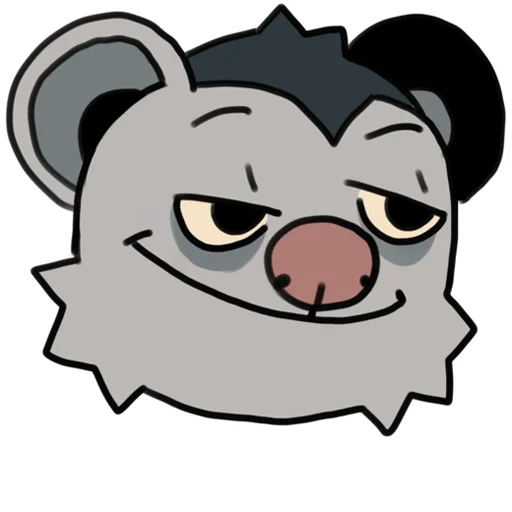 🌰 Стикер «love_is_stored_in_the_possum» для Telegram