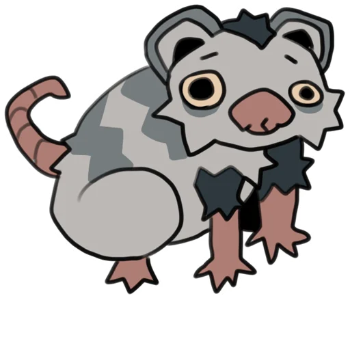 😐 Стикер «love_is_stored_in_the_possum» для Telegram