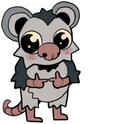 😳 Стикер «love_is_stored_in_the_possum» для Telegram