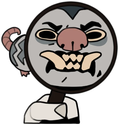 😡 Стикер «love_is_stored_in_the_possum» для Telegram