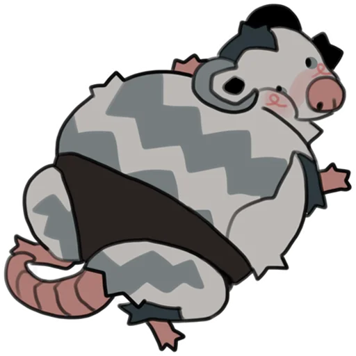 😳 Стикер «love_is_stored_in_the_possum» для Telegram