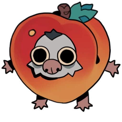 🍑 Стикер «love_is_stored_in_the_possum» для Telegram