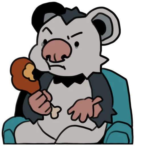 ❓ Стикер «love_is_stored_in_the_possum» для Telegram