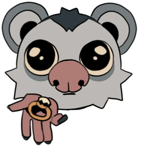 💍 Стикер «love_is_stored_in_the_possum» для Telegram