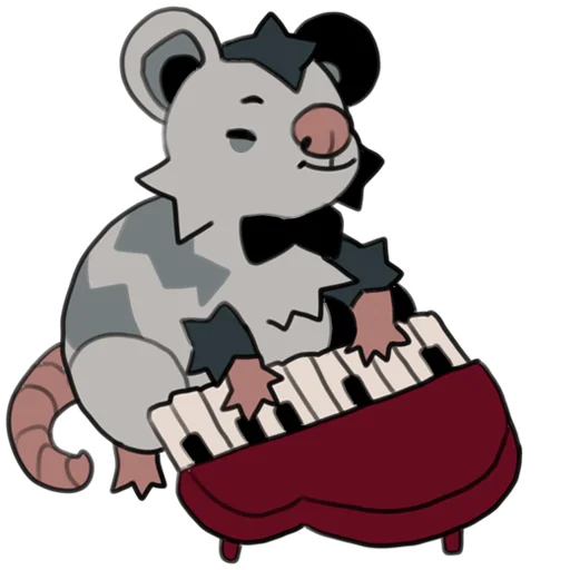 🎹 Стикер «love_is_stored_in_the_possum» для Telegram
