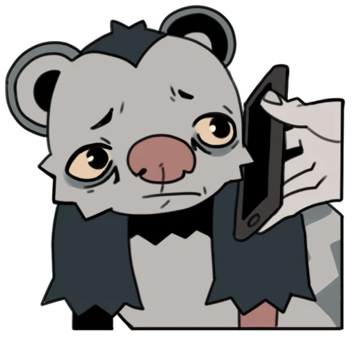 😞 Стикер «love_is_stored_in_the_possum» для Telegram