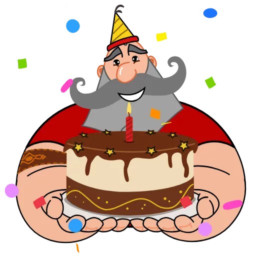 🥳 Стикер «pooriavali» для Telegram
