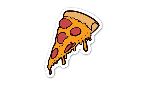 🍕 Стикер «Pop Art» для Telegram