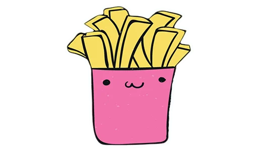 🍟 Стикер «Pop Art» для Telegram
