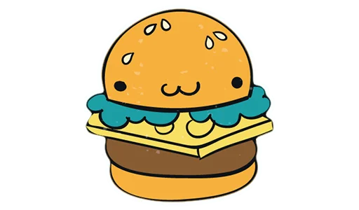 🍔 Стикер «Pop Art» для Telegram