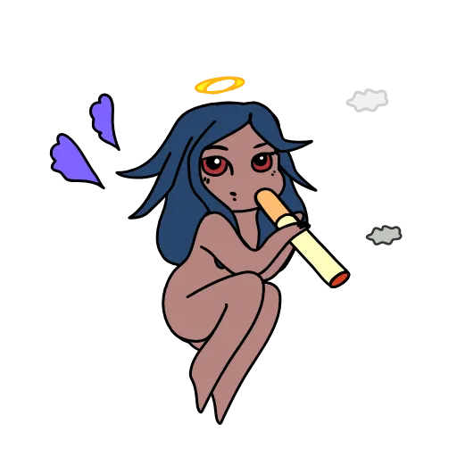 😇 Стикер «Indie pop» для Telegram