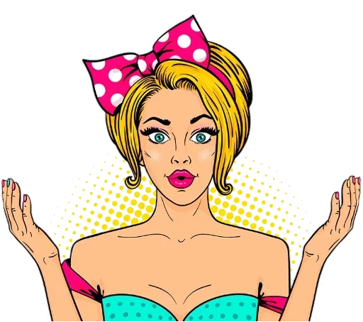 😆 Стикер «Pop ART» для Telegram