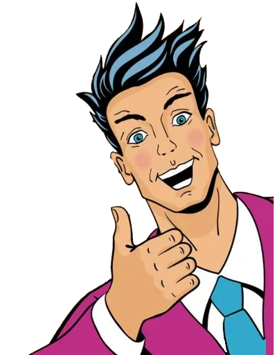 👍 Стикер «Pop ART» для Telegram