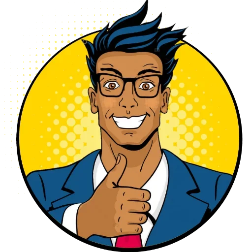 👍 Стикер «Pop ART» для Telegram