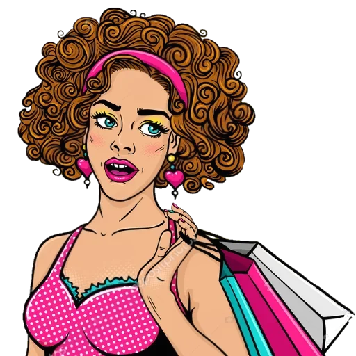 😁 Стикер «Pop ART» для Telegram