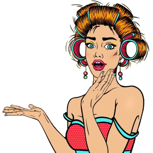 😕 Стикер «Pop ART» для Telegram