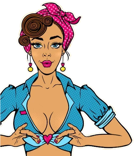 😍 Стикер «Pop ART» для Telegram