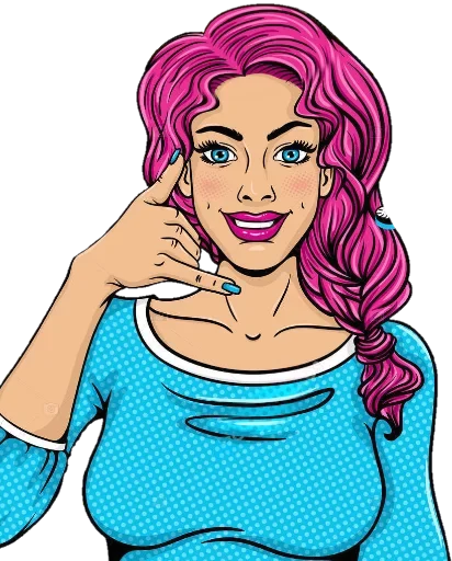 ☎ Стикер «Pop ART» для Telegram