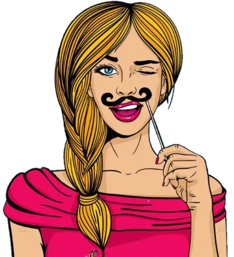 😁 Стикер «Pop ART» для Telegram