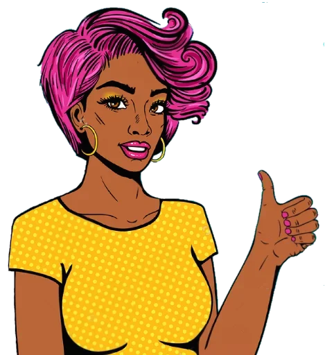 👌 Стикер «Pop ART» для Telegram