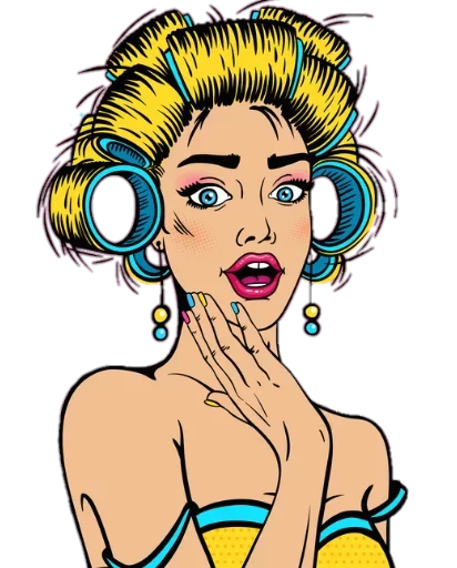 😁 Стикер «Pop ART» для Telegram
