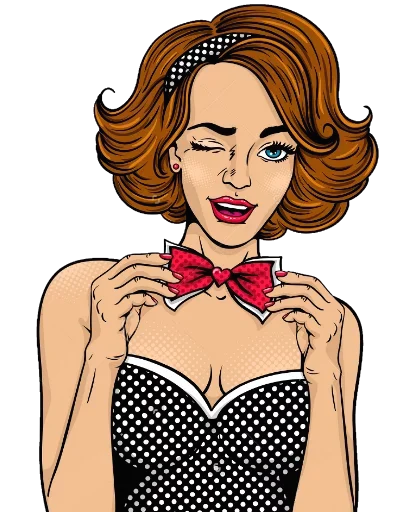 😆 Стикер «Pop ART» для Telegram