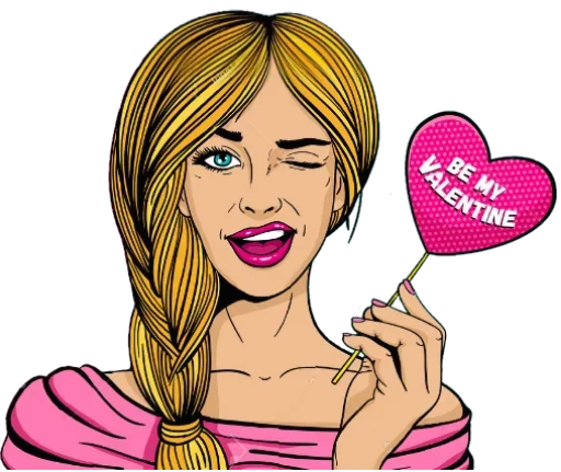 😍 Стикер «Pop ART» для Telegram