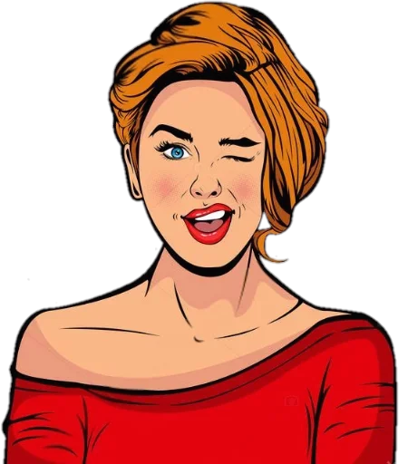😚 Стикер «Pop ART» для Telegram