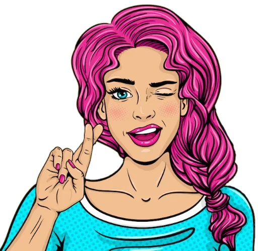 😁 Стикер «Pop ART» для Telegram
