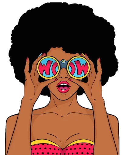 😎 Стикер «Pop ART» для Telegram