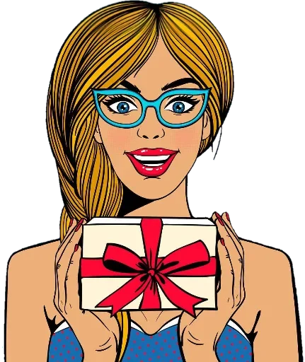 😆 Стикер «Pop ART» для Telegram