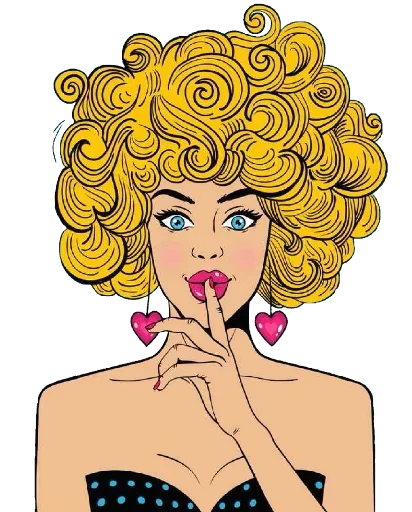 🙊 Стикер «Pop ART» для Telegram
