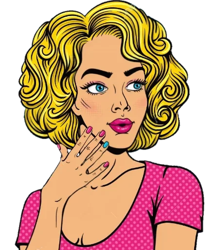 😄 Стикер «Pop ART» для Telegram